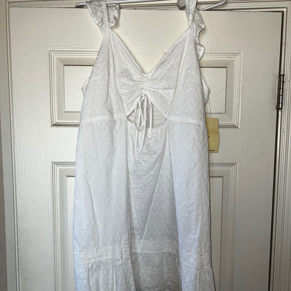 White Summer Dress New with Tags
